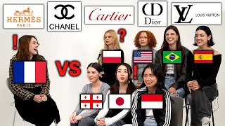 French Luxury Brand Pronunciation Differences Around the World!!