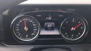 Mercedes-Benz (W213) E220d 9G-Tronic (194HP) Acceleration 0-230 KM/H