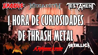 1 HORA DE CURIOSIDADES DE BANDAS DE THRASH METAL