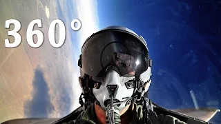 Amazing 360° Cockpit View - F-5 Fighter Jet & AH-1Z Viper Helicopter