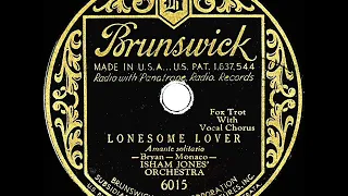 1930 Isham Jones - Lonesome Lover (Frank Sylvano, vocal)