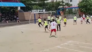 중학교 체육대회 축구 결승전 결승골