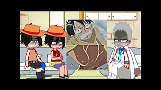 Past Ace, Luffy and Garp React to Sabo | One Piece | GCRV | matsuoka