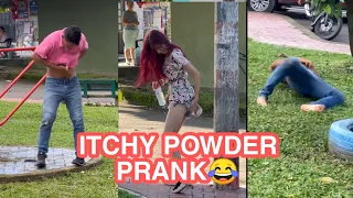 Itchy powder prank😂💪