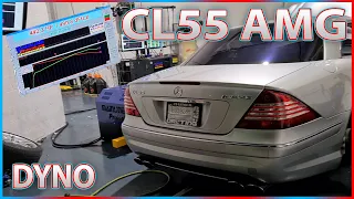 Mercedes CL55 AMG Dyno Run [Stock Pulley]