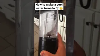 How to make a cool water tornado #shorts #tornado #water #watertornado