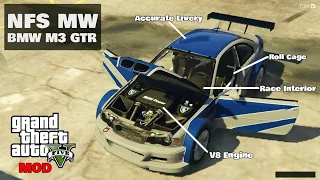 BMW M3 GTR [Mod] for GTA V | NFS Most Wanted Legend