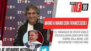 Enzo #Francescoli, mano a mano con #ESPNF90: "No pensé que Gallardo fuera a lograr tanto"