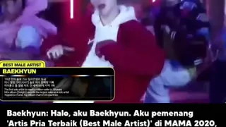 Best Male Artist - Baekhyun MAMA 2020 (Indo sub)