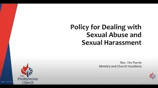 SASH Workshop Presentation – Sexual Abuse and Sexual Harassment