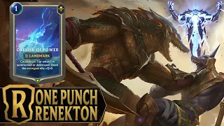 STRONGEST MONO SHURIMA DECK !? Renekton & Xerath + Obelisk of Power Deck - Legends of Runeterra