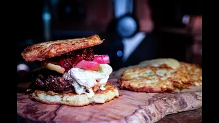 🥔 Reibekuchen & mega Reibekuchen 🍔 Burger vom Grill 🥰 [Deutsches Rezept]