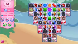 Candy Crush Saga LEVEL 129 NO BOOSTERS (new version) 25 MOVES