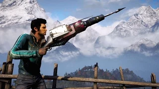 FarCry4.... Taking a Outpost with harpoon gun