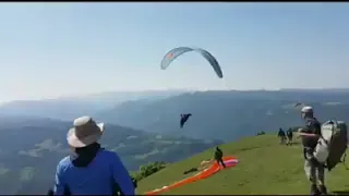 Best paragliding Top Landing EVER