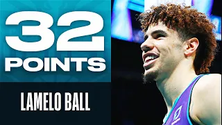 LaMelo Records SEASON HIGH 32 Points & Near Triple-Double