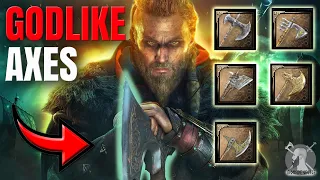 Assassin's Creed Valhalla - The STRONGEST AXES and How To Get Them!