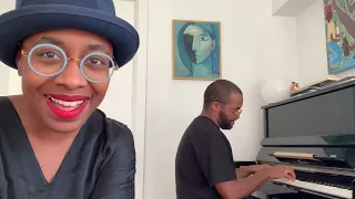 Cecile McLorin Salvant and Sullivan Fortner mini concert August 2020