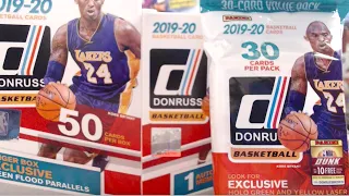 2019-20 Donruss Basketball Retail Break Blaster Box Hanger Box 2 Value Packs 1 Auto or Relic