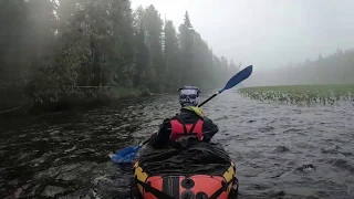 Сплав на пакрафте "Иволга" по рекам Вёлс и Вишера.