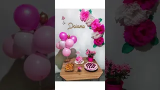 DECORAÇÃO SIMPLES PARA ANIVERSÁRIO #shortes #decoraçao #aniversário #festa #decoracaosimples