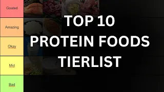 What Are The TOP 10 Protein Foods For Maximum Muscle? (Tier List)