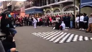 Street performers on bourbon st. New Orleans LA