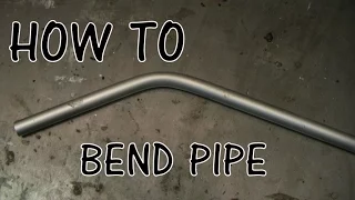 How to bend aluminum pipe EASY, FAST