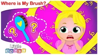 Where is my Brush? | Princess Songs | Nursery Rhymes by Little Angel