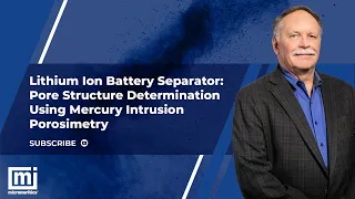 Lithium-ion Battery Separator: Pore Structure Determination Using Mercury Intrusion Porosimetry