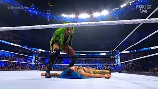 Charlotte Flair VS Shotzi 2/2 + Shotzi Attacks Sasha Banks