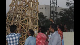 DEPARTMENT OF CIVIL ENGINEERING// TAKING VIDEO OF EIFFEL TOWER WITH BAMBOO