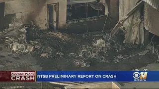 Preliminary Report Of Addison Plane Crash Released By NTSB