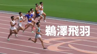 後半レベチ  鵜澤飛羽が圧勝!! 決勝  男子1部  200m 関東インカレ陸上2024