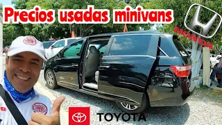 Cual camioneta familiar es mejor Minivan sienna odyssey tianguis de autos usados