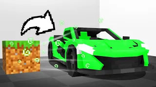 I Turned A Minecraft Block Into A Supercar...