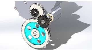 Forward Reverse Gearbox Animation