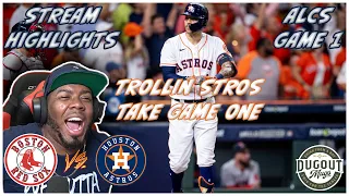 😱CORREA TROLLS SOX | ASTROS TAKE GAME 1🗑ALCS RED SOX VS ASTROS GAME 1 JOEZMCFLY STREAM HIGHLIGHTS