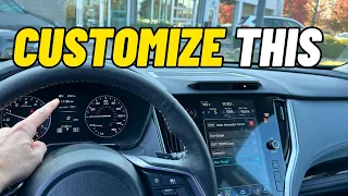 7 Settings You Will Want To Change On Your New Subaru