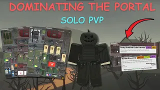 SOLO DOMINATING THE PORTAL - Apocalypse Rising 2 (Roblox)