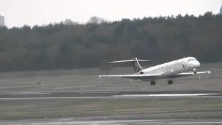 SAS / MD-82 [OY-KHE] *star alliance c/s* very nice landing at Berlin-Tegel 05.04.12