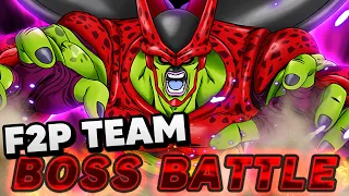 I Defeated CELL MAX with a Free to Play Team (DBZ Dokkan Battle)