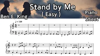 Stand by Me /  Easy Piano Sheet  Music / Ben E. King /By  SangHeart Play