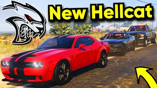 Buying A New Dodge Challenger Hellcat In GTA 5 RP!