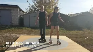 Roller Skating Duo Act (#1009 Ukraine)