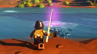 How to Unlock & Create a Fishing Rod in LEGO Fortnite