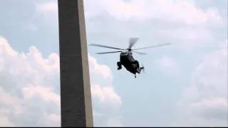 Presidential Helecopter arriving at White House ! BARACK OBAMA ! FULL 1080 HD PART1