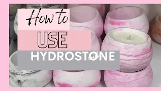 Part one - Tutorial on how to make cement stone style candle jars and sanding them to cure