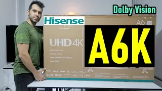HISENSE A6K: UNBOXING AND FULL REVIEW / 4K Smart TV with VRR and Dolby Vision