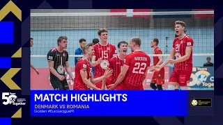 Highlights | Denmark vs. Romania I CEV Volleyball European Golden League 2023